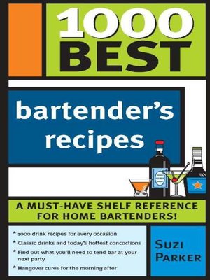 cover image of 1000 Best Bartender Recipes